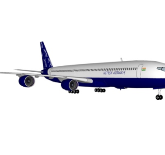 现代大型客机su模型