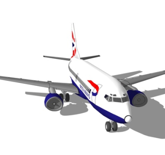 现代大型客机su模型