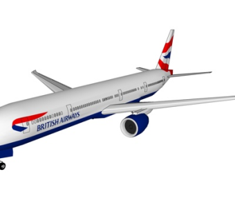 现代大型客机su模型