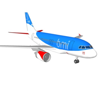 现代大型客机su模型