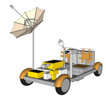 现代雷达车su模型