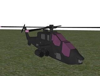 现代战斗<em>直升机</em>su模型