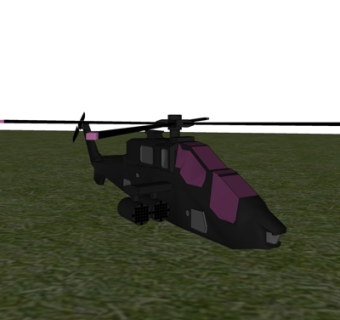 现代战斗直升机su模型