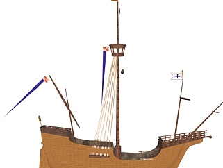 北欧古代<em>帆船</em>su<em>模型</em>