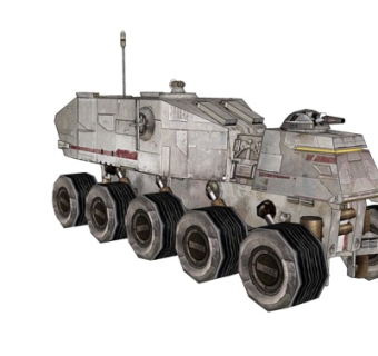 现代全地形装甲车su模型