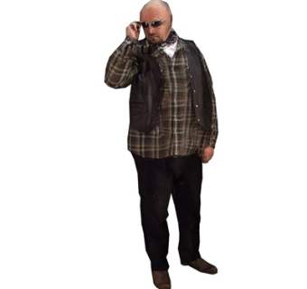 现代站姿老头su模型