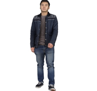 现代站姿男人su模型