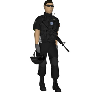 现代特警su模型