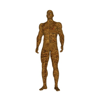 现代豹纹角色su模型