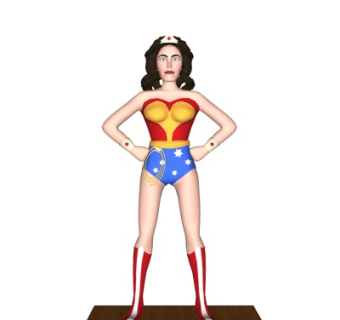 现代女运动员su模型