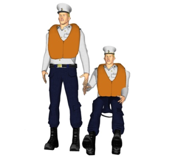 欧式海军士官su模型