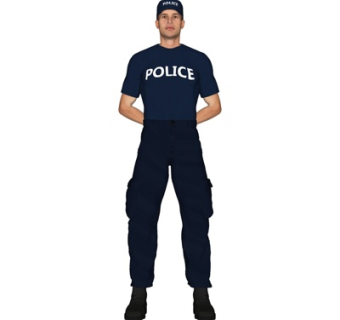 现代站姿男子su模型