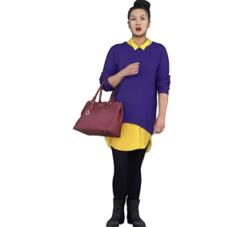 现代提包女子su模型