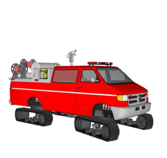 现代运输车su模型