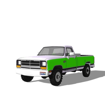 现代运输车su模型