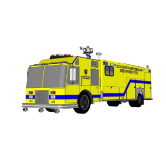 现代消防车su模型