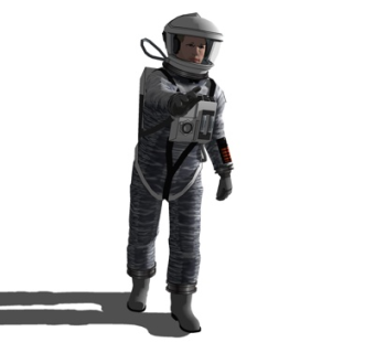 现代消防员su模型