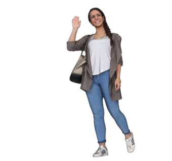 现代休闲女性su模型