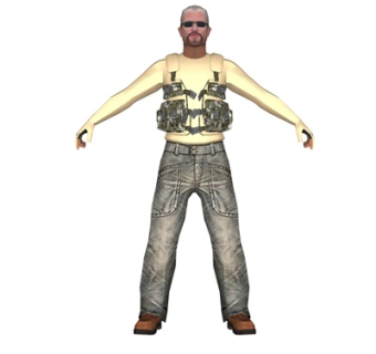 现代cs恐怖分子角色su模型