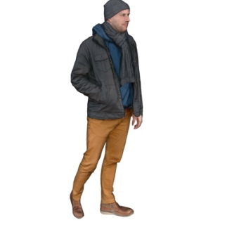 现代休闲男性su模型