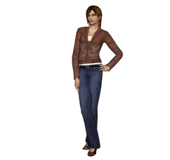 现代休闲女性su模型