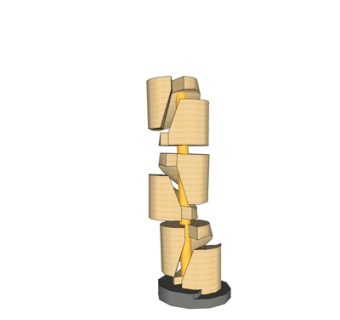 现代装饰品su模型