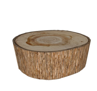 中式木桩凳子su模型