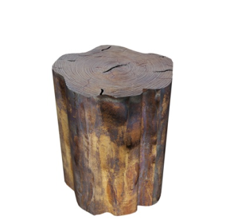 中式木桩凳子su模型