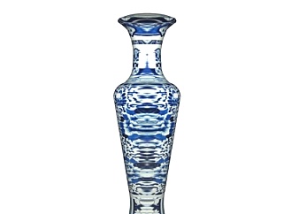 中式花瓶su模型