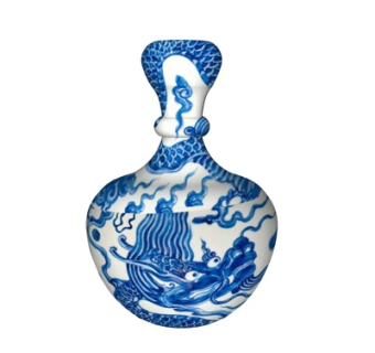 中式花瓶su模型