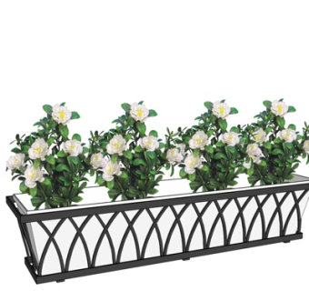 现代盆栽su模型