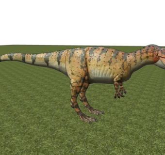 现代食蜥王龙su模型