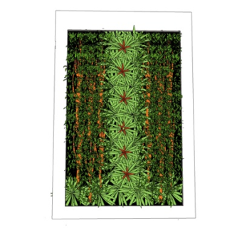 现代植物墙su模型