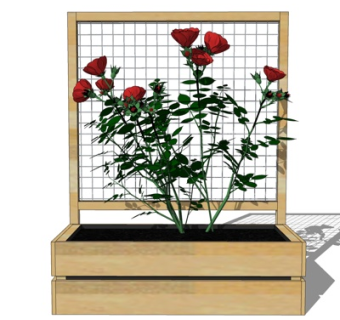 现代装饰摆件su模型