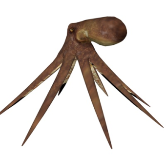 现代八爪鱼su模型