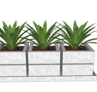 现代装饰品su模型