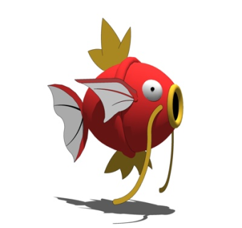 现代鲤鱼王su模型