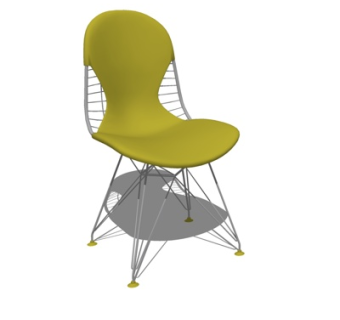 现代布艺休闲椅su模型