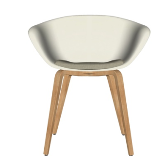 现代实木单椅su模型