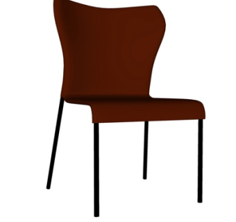 现代铁艺单椅su模型