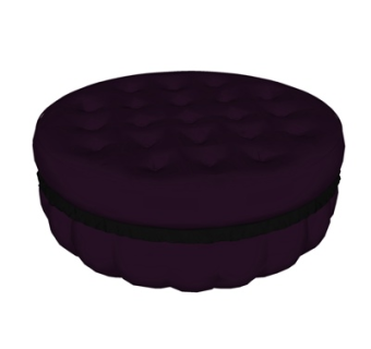 现代布艺圆凳su模型