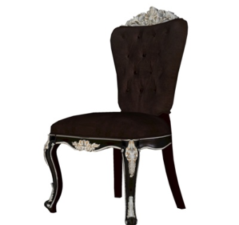 欧式布艺单椅su模型