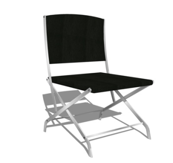 现代铁艺休闲椅su模型