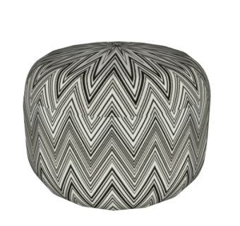 现代布艺圆凳su模型