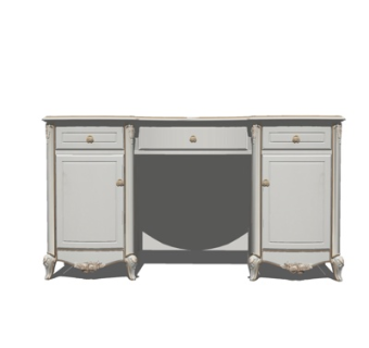 欧式书桌su模型