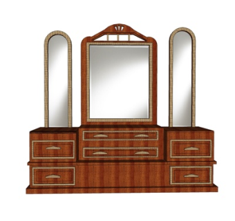 欧式书桌su模型