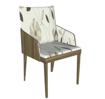 现代休闲椅su模型