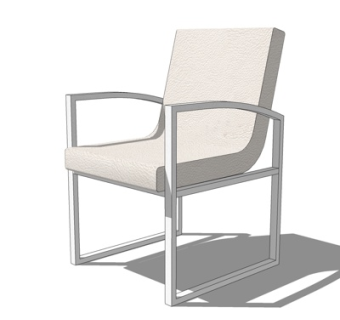 现代休闲椅su模型