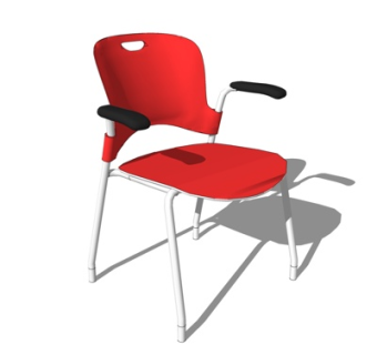 现代休闲椅su模型