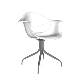 现代休闲椅su模型